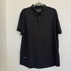 BYLT Basics Classic Black Polo Shirt